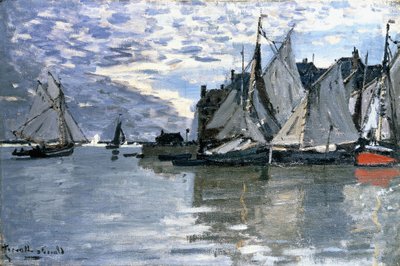 Sailing Boats, c.1864-1866 by Claude Monet