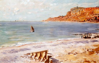 Seascape at Sainte-Adresse by Claude Monet