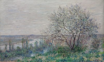 Spring mood in Vétheuil, 1880 by Claude Monet