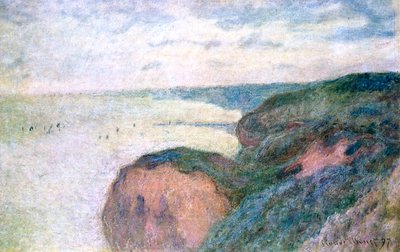 Steep Cliffs near Dieppe by Claude Monet