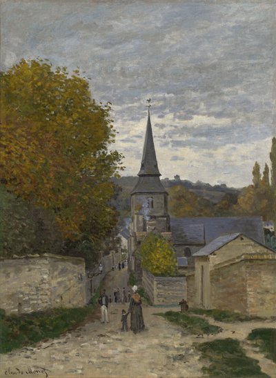 Street in Sainte-Adresse by Claude Monet
