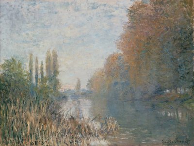 The Banks of the Seine in Autumn by Claude Monet