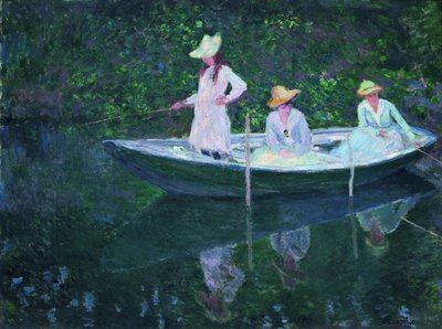 The Boat at Giverny by Claude Monet