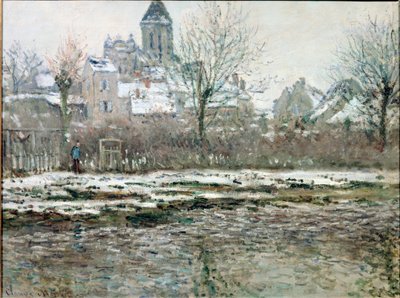 The Church at Vetheuil under Snow by Claude Monet