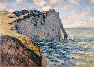 The Cliff of Aval, Étretat by Claude Monet