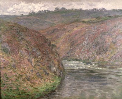 The Creuse, Dark weather by Claude Monet