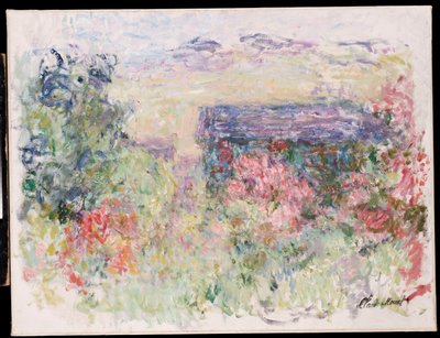 The House Through the Roses by Claude Monet