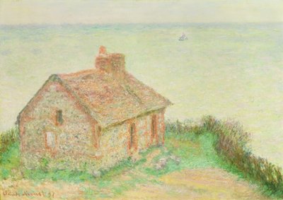 The House at Douanier, Pink Effect, 1897 by Claude Monet
