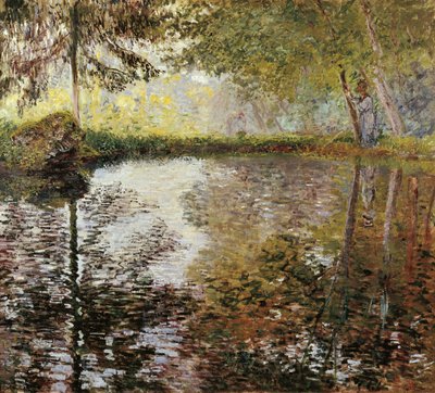 The Lake at Montgeron, France by Claude Monet