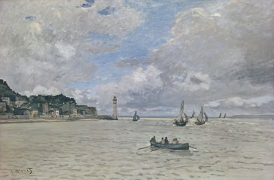 The Lighthouse of the Hospice (Honfleur) by Claude Monet