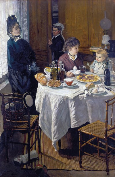 The Luncheon by Claude Monet