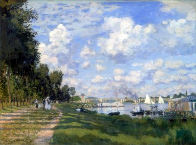 The Marina at Argenteuil by Claude Monet