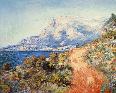 The Red Road near Menton by Claude Monet