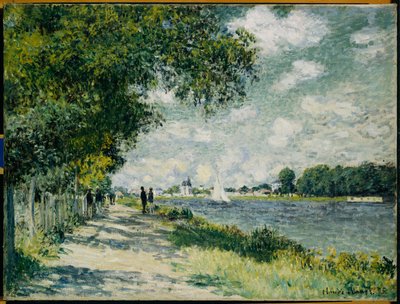 The Seine at Argenteuil by Claude Monet
