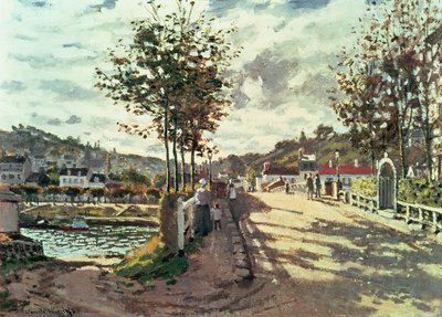The Seine at Bougival by Claude Monet