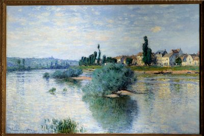 The Seine at Lavacourt by Claude Monet