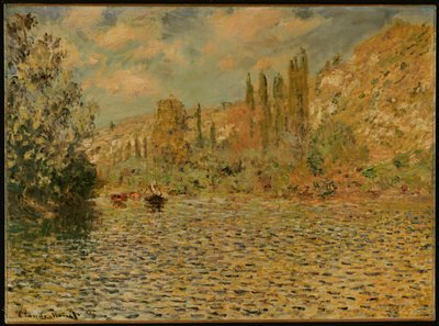 The Seine at Vetheuil by Claude Monet