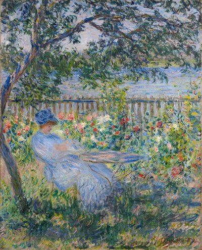 The Terrace at Vétheuil by Claude Monet