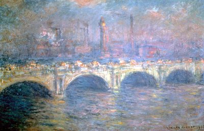 The Waterloo Bridge, London by Claude Monet