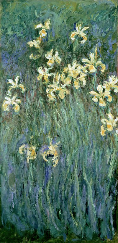 The Yellow Irises by Claude Monet