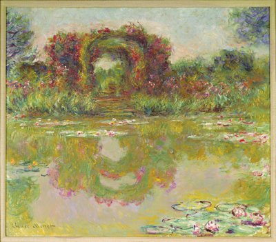 The Arches of Roses, Giverny by Claude Monet