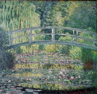 The Footbridge and the Waterlily Pool by Claude Monet
