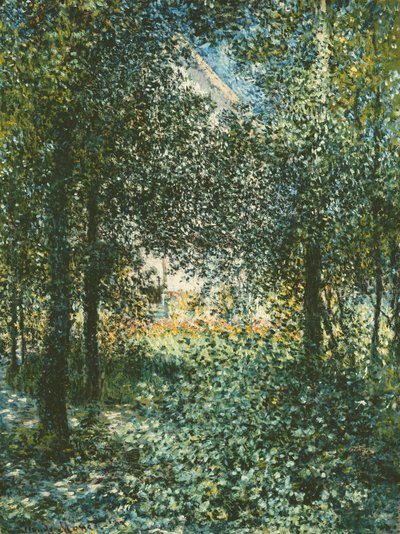 Thicket: The House of Argenteuil, 1876 by Claude Monet