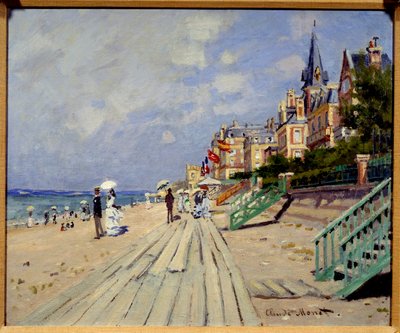 Trouville Beach by Claude Monet