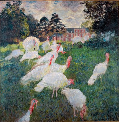 Turkeys by Claude Monet