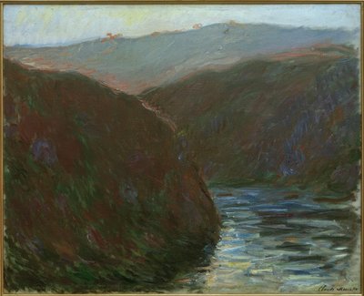 Valley of the Creuse, Evening Effect by Claude Monet