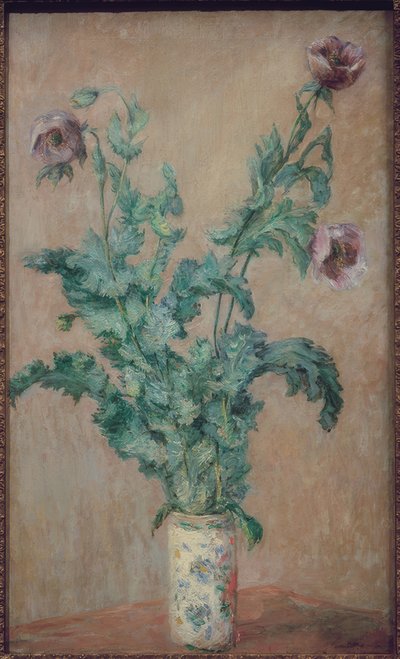 Vase with Poppies by Claude Monet