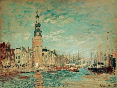 View of the Montalban Tower, Amsterdam by Claude Monet