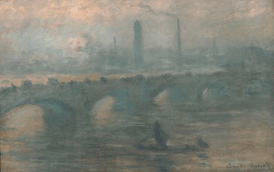 Waterloo Bridge, Misty Morning by Claude Monet