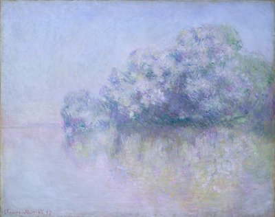 Île aux Orties near Vernon, 1897 by Claude Monet