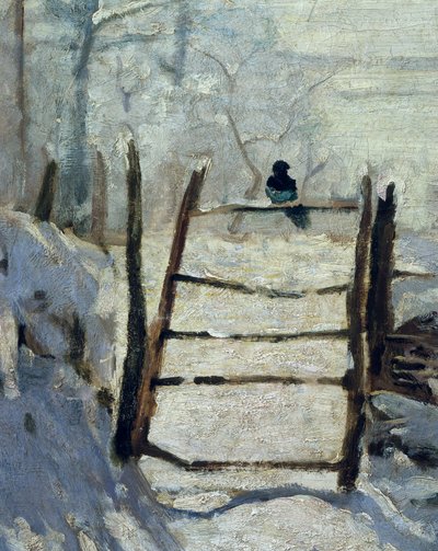 The Magpie by Claude Monet