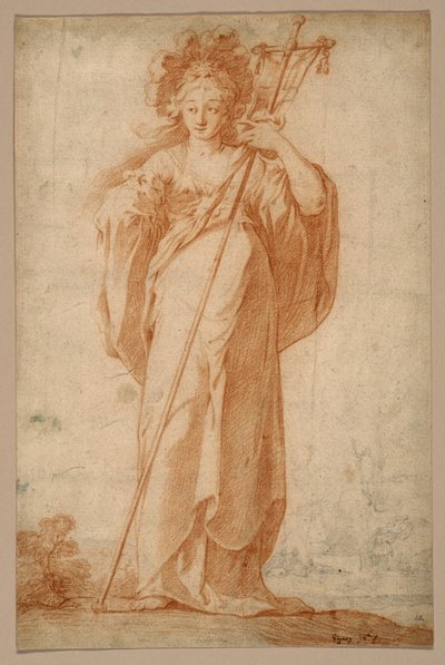 The Cuman Sibyl by Claude Vignon