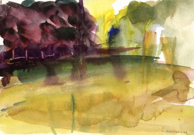 Park in Normandy by Claudia Hutchins Puechavy