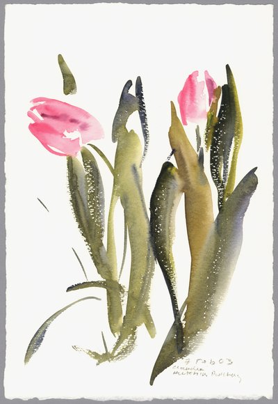 Tulips, 2003 by Claudia Hutchins Puechavy