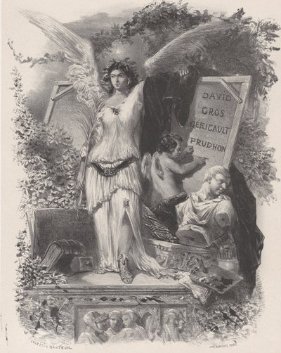 Contemporary Artists, ca. 1847 by Célestin Nanteuil