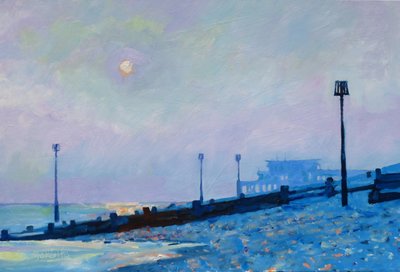 Winter Sun, Deal Beach by Clive Metcalfe