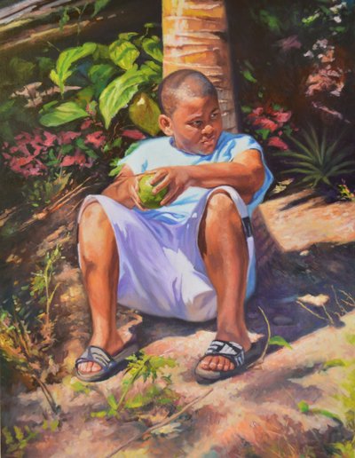 Boy, Breadfruit, Coconut by Colin Bootman