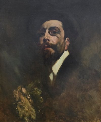Self Portrait by Columbano Bordalo Pinheiro