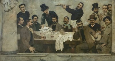 The Lion Group by Columbano Bordalo Pinheiro