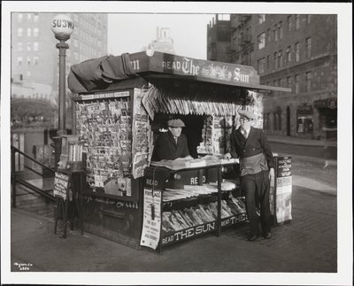 A Newspaper Stand by Company Byron