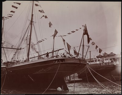 S.S. "Umbria" at Dock by Company Byron