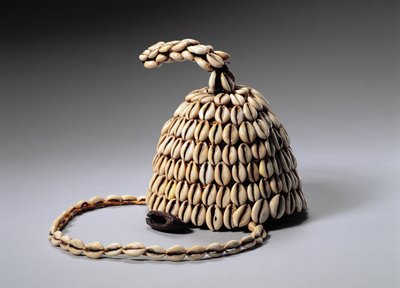 Hat (shells and bone) by Congolese