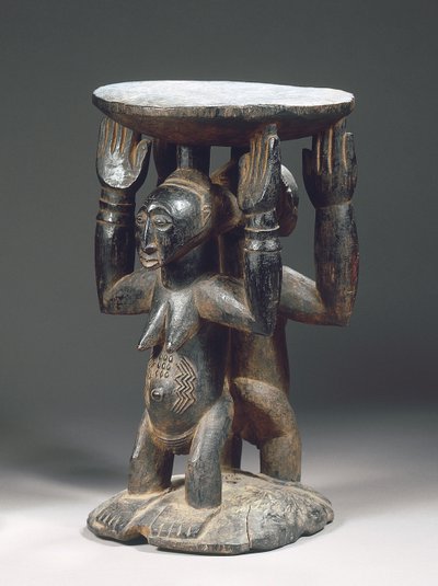 Luba Hemba stool by Congolese Congolese