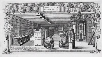 August von Brunswick-Lüneburg in His Library, 1650 by Conrad Buno