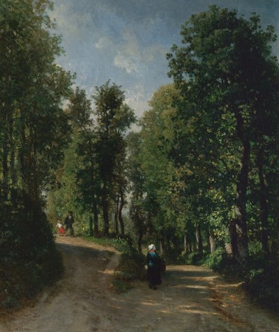 Road in the Woods by Constant Troyon