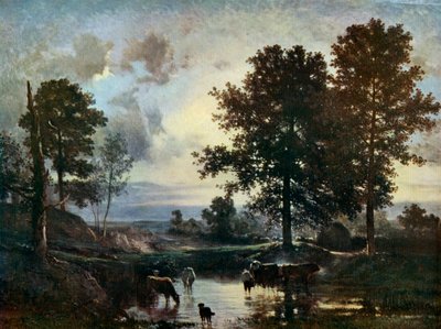 Watering Cattle by Constant Troyon